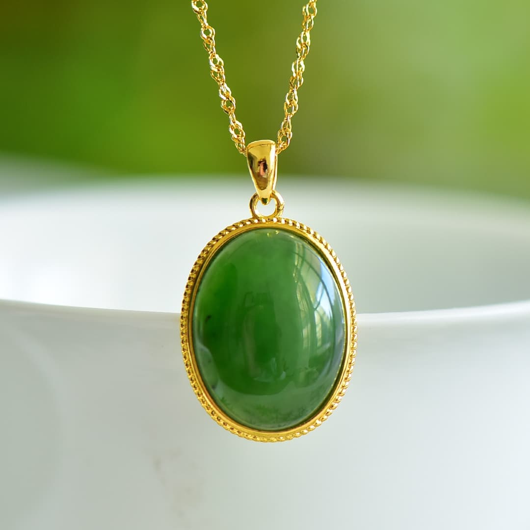 Sugar Brown Hetian Jade Pendant