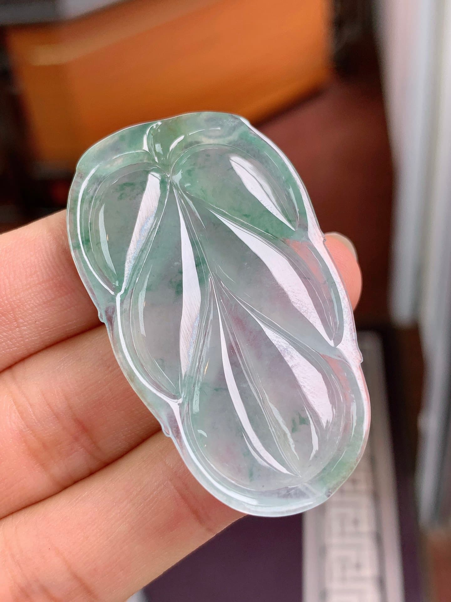 Lavender Jadeite Pendant - JD-PD-0004-4