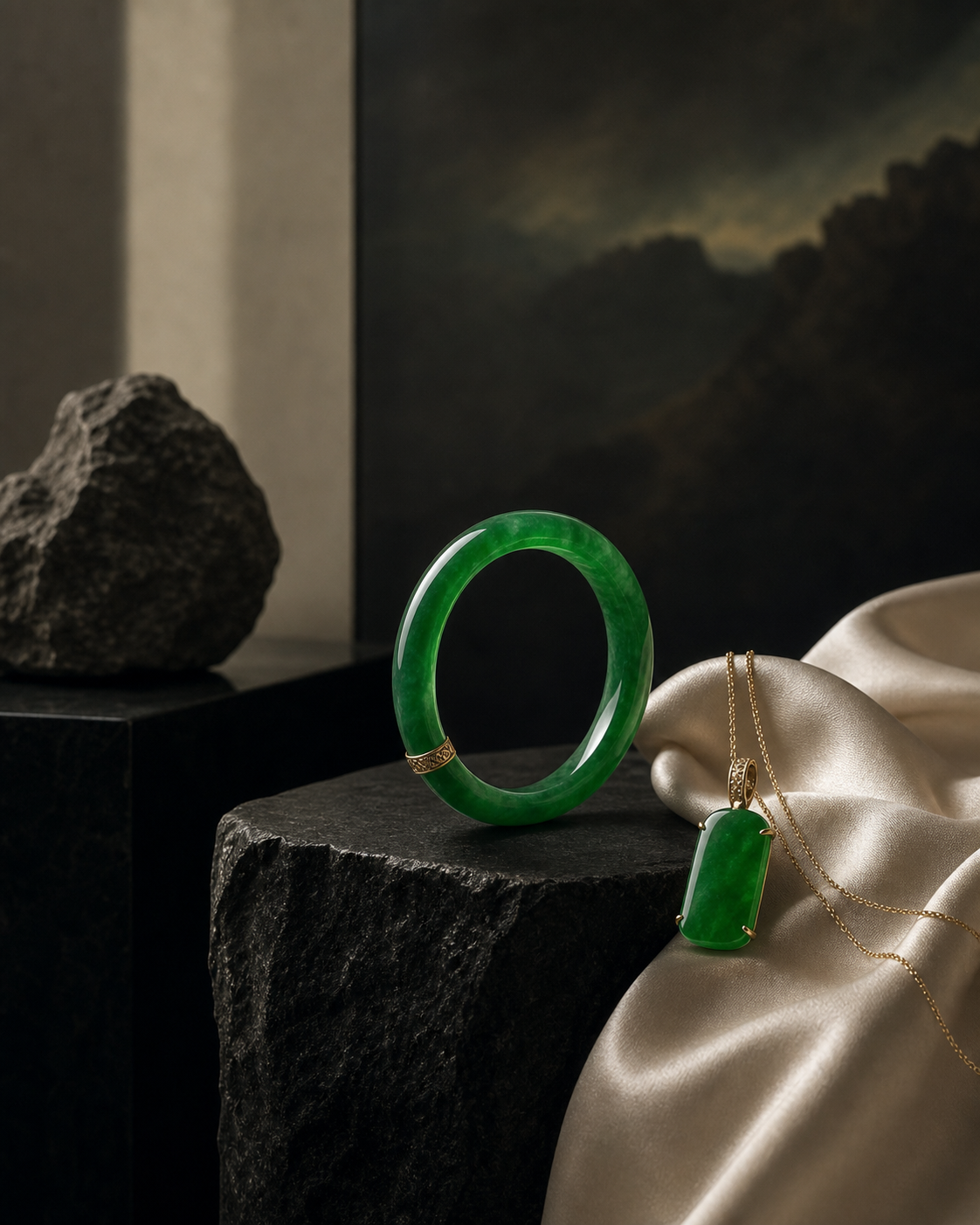 Imperial Green jadeite campaign study